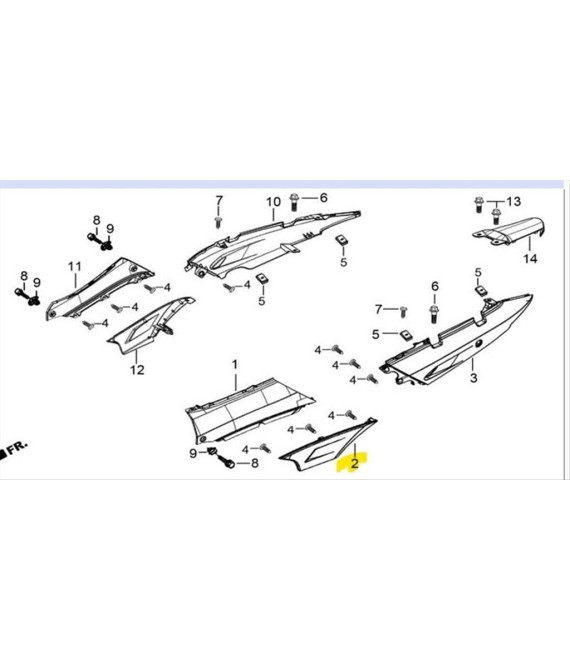 ΚΑΛΥΜΜΑ ΠΛΑΙΣΙΟΥ ΚΑΤΩ ΑΡΙΣΤΕΡΟ ΜΑΤ ΓΚΡΙ DAYTONA SPRINTER ΑΝΤΑΛΛΑΚΤΙΚΑ ΚΑΛΥΜΜΑ ΠΛΑΙΣΙΟΥ ΚΑΤΩ ΑΡΙΣΤΕΡΟ ΜΑΤ ΓΚΡΙ DAYTONA SPRINTER