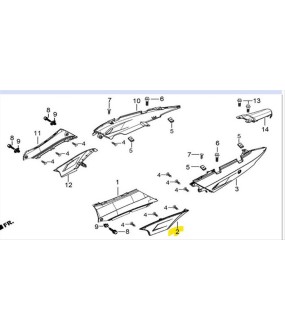 ΚΑΛΥΜΜΑ ΠΛΑΙΣΙΟΥ ΚΑΤΩ ΑΡΙΣΤΕΡΟ ΜΑΤ ΓΚΡΙ DAYTONA SPRINTER
