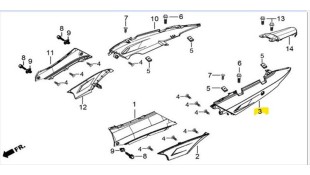 ΚΑΛΥΜΜΑ ΠΛΑΙΝΟ ΣΕΛΛΑΣ ΑΡΙΣΤΕΡΟ ΜΑΥΡΟ DAYTONA SPRINTER 50/125 E4/E5 ΑΝΤΑΛΛΑΚΤΙΚΑ