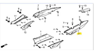 ΚΑΛΥΜΜΑ ΠΛΑΙΝΟ ΣΕΛΛΑΣ ΑΡΙΣΤΕΡΟ ΜΑΥΡΟ DAYTONA SPRINTER 50/125 E4/E5