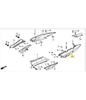 ΚΑΛΥΜΜΑ ΠΛΑΙΝΟ ΣΕΛΛΑΣ ΑΡΙΣΤΕΡΟ ΜΑΥΡΟ DAYTONA SPRINTER 50/125 E4/E5