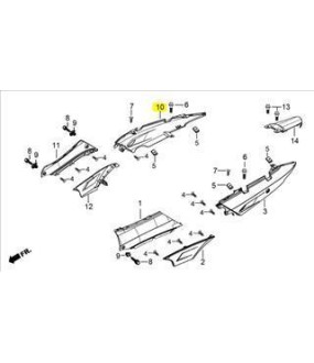 ΚΑΛΥΜΜΑ ΠΛΑΙΝΟ ΣΕΛΛΑΣ ΔΕΞΙΟ ΜΑΥΡΟ DAYTONA SPRINTER 50/125 E4/E5 ΑΝΤΑΛΛΑΚΤΙΚΑ