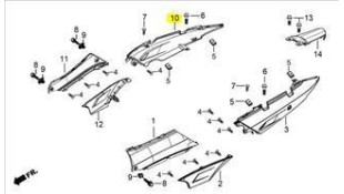 ΚΑΛΥΜΜΑ ΠΛΑΙΝΟ ΣΕΛΛΑΣ ΔΕΞΙΟ ΜΑΥΡΟ DAYTONA SPRINTER 50/125 E4/E5 ΑΝΤΑΛΛΑΚΤΙΚΑ