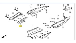 ΚΑΛΥΜΜΑ ΠΛΑΙΣΙΟΥ ΚΑΤΩ ΔΕΞΙΟ ΜΑΤ ΓΚΡΙ DAYTONA SPRINTER ΑΝΤΑΛΛΑΚΤΙΚΑ