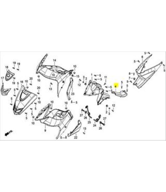 ΠΟΔΙΑ ΠΛΑΙΣΙΟΥ DAYTONA SPRINTER 50/125 SPARE PARTS ΠΟΔΙΑ ΠΛΑΙΣΙΟΥ DAYTONA SPRINTER 50/125