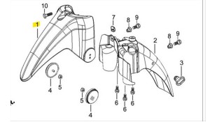 ΦΤΕΡΟ ΕΜΠΡΟΣΘΙΟ, ΕΜΠΡΟΣ ΤΜΗΜΑ ΜΑΥΡΟ DAYTONA SPRINTER 50/125 ΦΤΕΡΟ ΕΜΠΡΟΣΘΙΟ, ΕΜΠΡΟΣ ΤΜΗΜΑ ΜΑΥΡΟ DAYTONA SPRINTER 50/125