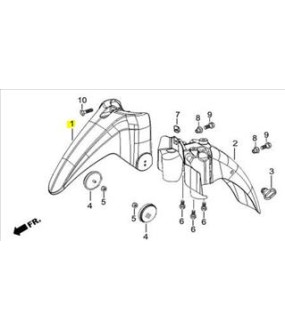 ΦΤΕΡΟ ΕΜΠΡΟΣΘΙΟ, ΕΜΠΡΟΣ ΤΜΗΜΑ ΑΣΠΡΟ DAYTONA SPRINTER 50/125 ΑΝΤΑΛΛΑΚΤΙΚΑ