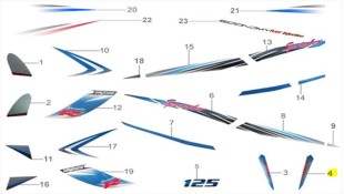 ΑΥΤΟΚΟΛΛΗΤΟ ΜΑΣΚΑΣ ΔΙΑΚΟΣΜΗΤΙΚΗΣ ΑΡΙΣΤΕΡΟ ΓΙΑ WHITE/BLUE DAYTONA SPRINTER 50/125