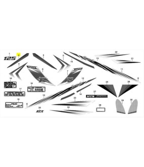 ΑΥΤΟΚΟΛΛΗΤΟ ΜΑΣΚΑΣ ΔΙΑΚΟΣΜΗΤΙΚΗΣ ΑΡΙΣΤΕΡΟ ΓΙΑ RED/WHITE DAYTONA SPRINTER 50/125