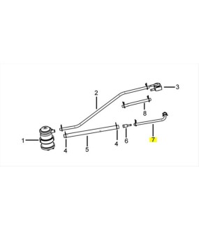 OIL AND GAS STRIPPING TUBE B DAYTONA DY/NOVA/SPRINTER/VELOS R 125 ΑΝΤΑΛΛΑΚΤΙΚΑ