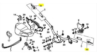 ΑΝΤΙΒΑΡΟ ΤΙΜΟΝΙΟΥ ΣΚΕΤΟ DAYTONA DY/NOVA/VELOS R 125