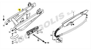 ΨΑΛΙΔΙ ΟΠΙΣΘΙΟ DAYTONA DY 125 E4/E5 ΨΑΛΙΔΙ ΟΠΙΣΘΙΟ DAYTONA DY 125 E4/E5