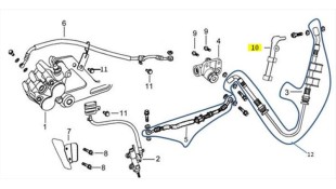 ΒΑΣΗ ΣΩΛΗΝΑ ΥΓΡΩΝ ΦΡΕΝΟΥ ΔΕΞΙΑ DAYTONA DY/NOVA/SPRINTER ΑΝΤΑΛΛΑΚΤΙΚΑ