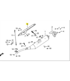 ΚΑΛΥΜΜΑ ΕΞΑΤΜΙΣΗΣ ΟΠΙΣΘΙΟ DAYTONA VELOS R 125