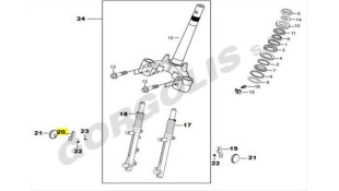 ΒΑΣΗ ΔΕΞΙΑ ΑΝΤΑΝΑΚΛΑΣΤΙΚΟΥ ΚΑΛΑΜΙΟΥ DAYTONA VELOS R 125 ΑΝΤΑΛΛΑΚΤΙΚΑ