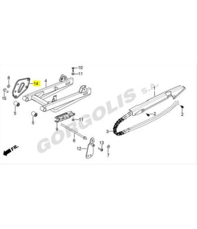 SUPPORT, BRAKE PUMP DAYTONA VELOS R 125 ΑΝΤΑΛΛΑΚΤΙΚΑ