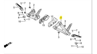 ΒΑΣΗ ΜΑΣΠΙΕ ΣΥΝΕΠΙΒΑΤΗ ΑΡΙΣΤΕΡΗ DAYTONA VELOS R 125