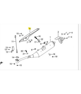 ΚΑΛΥΜΜΑ ΕΞΑΤΜΙΣΗΣ DAYTONA VELOS R 125 ΑΝΤΑΛΛΑΚΤΙΚΑ