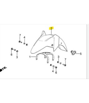 ΦΤΕΡΟ ΕΜΠΡΟΣΘΙΟ ΜΑΥΡΟ DAYTONA VELOS R 125