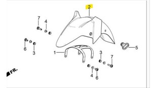 ΦΤΕΡΟ ΕΜΠΡΟΣΘΙΟ ΜΑΥΡΟ DAYTONA VELOS R 125