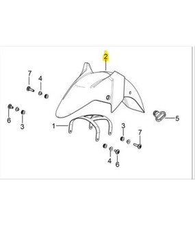 ΦΤΕΡΟ ΕΜΠΡΟΣΘΙΟ ΑΣΠΡΟ DAYTONA VELOS R 125 ΑΝΤΑΛΛΑΚΤΙΚΑ ΦΤΕΡΟ ΕΜΠΡΟΣΘΙΟ ΑΣΠΡΟ DAYTONA VELOS R 125