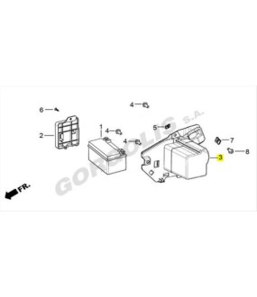 ΘΗΚΗ ΜΠΑΤΑΡΙΑΣ DAYTONA VELOS R 125 E4/E5