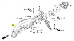 ΦΤΕΡΟ ΕΣΩΤΕΡΙΚΟ DAYTONA VELOS R 125