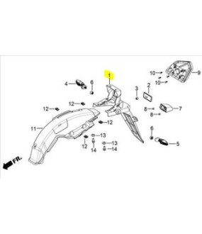 ΦΤΕΡΟ ΟΠΙΣΘΙΟ DAYTONA VELOS R 125 ΑΝΤΑΛΛΑΚΤΙΚΑ