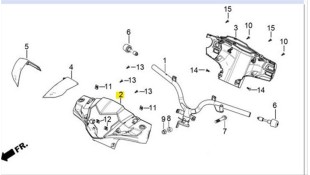 ΜΑΣΚΑ ΦΑΝΟΥ ΑΣΠΡΗ DAYTONA VELOS R 125
