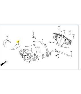 ΓΑΡΝΙΤΟΥΡΑ ΜΑΣΚΑΣ ΦΑΝΟΥ ΑΡΙΣΤΕΡΗ ΜΑΥΡΗ DAYTONA VELOS R 125 ΑΝΤΑΛΛΑΚΤΙΚΑ