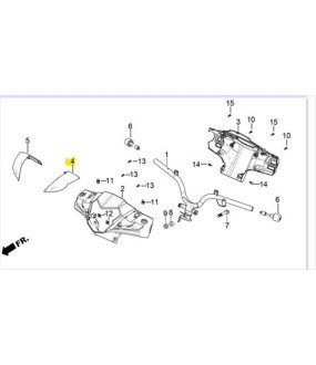 ΓΑΡΝΙΤΟΥΡΑ ΜΑΣΚΑΣ ΦΑΝΟΥ ΑΡΙΣΤΕΡΗ ΜΑΥΡΗ DAYTONA VELOS R 125