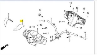 ΓΑΡΝΙΤΟΥΡΑ ΜΑΣΚΑΣ ΦΑΝΟΥ ΑΡΙΣΤΕΡΗ ΜΑΥΡΗ DAYTONA VELOS R 125