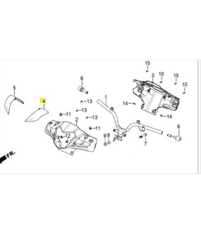 ΓΑΡΝΙΤΟΥΡΑ ΜΑΣΚΑΣ ΦΑΝΟΥ ΑΡΙΣΤΕΡΗ ΑΣΠΡΗ DAYTONA VELOS R 125 ΑΝΤΑΛΛΑΚΤΙΚΑ