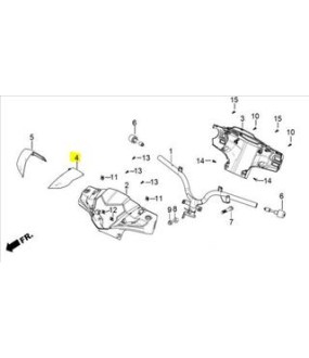 ΓΑΡΝΙΤΟΥΡΑ ΜΑΣΚΑΣ ΦΑΝΟΥ ΑΡΙΣΤΕΡΗ ΑΣΠΡΗ DAYTONA VELOS R 125