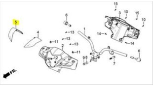 ΓΑΡΝΙΤΟΥΡΑ ΜΑΣΚΑΣ ΦΑΝΟΥ ΔΕΞΙΑ ΚΟΚΚΙΝΗ DAYTONA VELOS R 125 ΑΝΤΑΛΛΑΚΤΙΚΑ