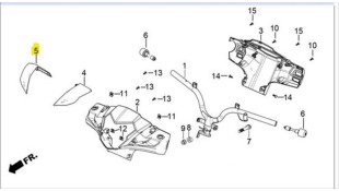 ΓΑΡΝΙΤΟΥΡΑ ΜΑΣΚΑΣ ΦΑΝΟΥ ΔΕΞΙΑ ΛΕΥΚΟ DAYTONA VELOS R 125 ΑΝΤΑΛΛΑΚΤΙΚΑ