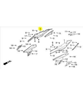 ΚΑΛΥΜΜΑ ΣΕΛΛΑΣ ΔΕΞΙΟ ΜΑΥΡΟ DAYTONA VELOS R 125