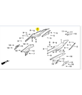 ΚΑΛΥΜΜΑ ΣΕΛΛΑΣ ΔΕΞΙΟ ΜΑΥΡΟ DAYTONA VELOS R 125