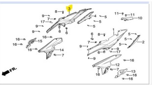 ΚΑΠΑΚΙ ΠΛΑΙΝΟ ΠΙΣΩ ΔΕΞΙΟ ΑΣΠΡΟ DAYTONA VELOS R 125 ΚΑΛΥΜΜΑ ΣΕΛΛΑΣ ΔΕΞΙΟ ΑΣΠΡΟ DAYTONA VELOS R 125