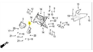 ΘΗΚΗ ΠΟΔΙΑΣ ΕΣΩΤΕΡΙΚΗΣ ΑΡΙΣΤΕΡΗ DAYTONA VELOS R 125