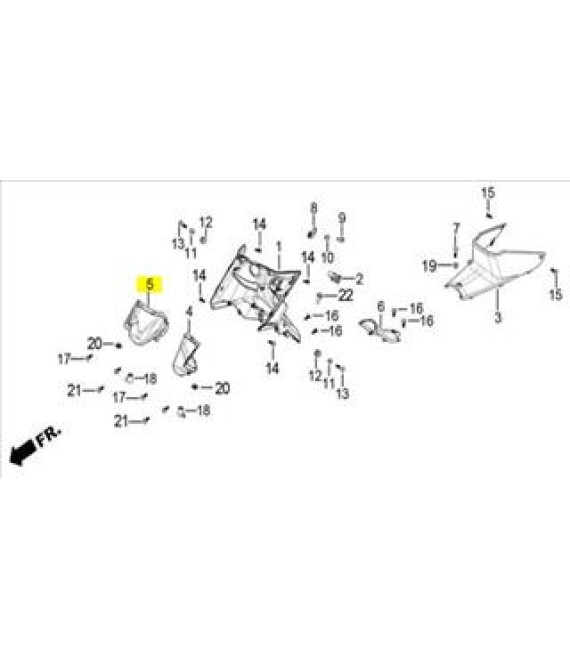 ΘΗΚΗ ΠΟΔΙΑΣ ΕΣΩΤΕΡΙΚΗΣ ΔΕΞΙΑ DAYTONA VELOS R 125 SPARE PARTS ΘΗΚΗ ΠΟΔΙΑΣ ΕΣΩΤΕΡΙΚΗΣ ΔΕΞΙΑ DAYTONA VELOS R 125