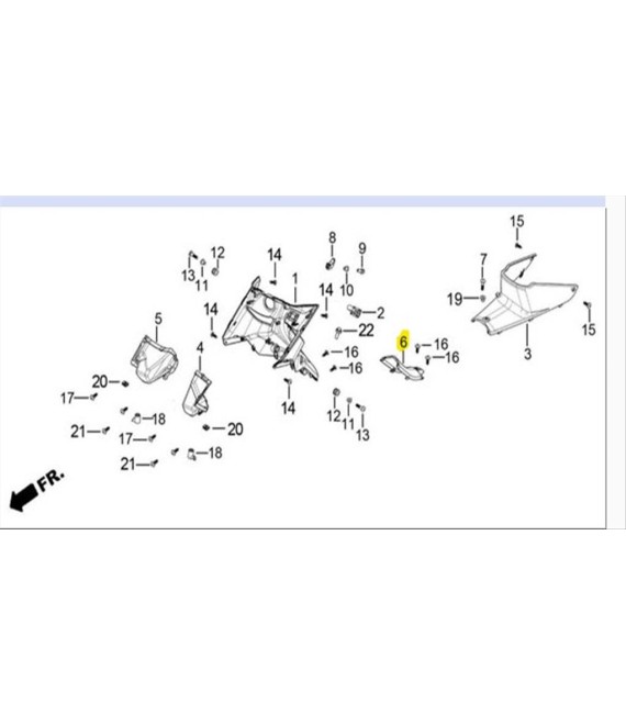 ΠΟΔΙΑ ΠΛΑΙΣΙΟΥ DAYTONA VELOS R 125 SPARE PARTS ΠΟΔΙΑ ΠΛΑΙΣΙΟΥ DAYTONA VELOS R 125