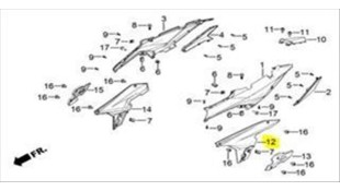 ΚΑΠΑΚΙ ΠΛΑΙΣΙΟΥ ΑΡΙΣΤΕΡΟ DAYTONA VELOS R 125 ΚΑΠΑΚΙ ΠΛΑΙΣΙΟΥ ΑΡΙΣΤΕΡΟ DAYTONA VELOS R 125