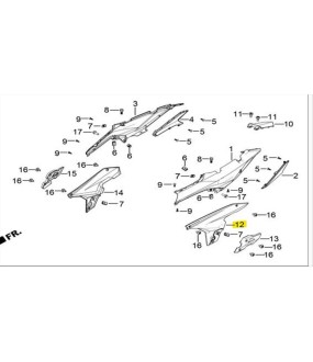 ΚΑΠΑΚΙ ΠΛΑΙΣΙΟΥ ΑΡΙΣΤΕΡΟ DAYTONA VELOS R 125
