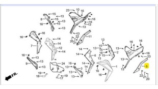 ΓΑΡΝΙΤΟΥΡΑ ΠΟΔΙΑΣ ΑΡΙΣΤΕΡΗ DAYTONA VELOS R 125