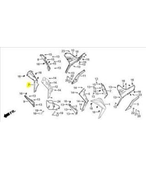 ΠΟΔΙΑ ΕΞΩΤΕΡΙΚΗ ΔΕΞΙΑ ΜΑΥΡΟ DAYTONA VELOS R 125
