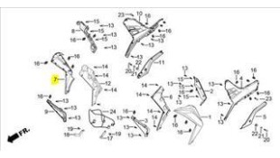 ΠΟΔΙΑ ΕΞΩΤΕΡΙΚΗ ΔΕΞΙΑ ΜΑΥΡΟ DAYTONA VELOS R 125 ΠΟΔΙΑ ΕΞΩΤΕΡΙΚΗ ΔΕΞΙΑ ΜΑΥΡΟ DAYTONA VELOS R 125