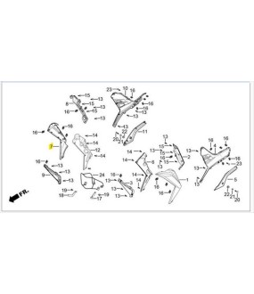 ΠΟΔΙΑ ΕΞΩΤΕΡΙΚΗ ΔΕΞΙΑ ΜΑΥΡΟ DAYTONA VELOS R 125