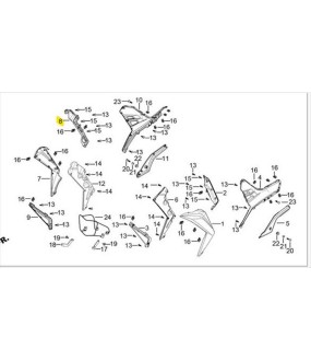 ΔΙΑΚΟΣΜΗΤΙΚΟ ΕΞΩΤΕΡΙΚΟ ΠΟΔΙΑ ΔΕΞ. ΕΜΠΡΟΣ DAYTONA VELOS R 125