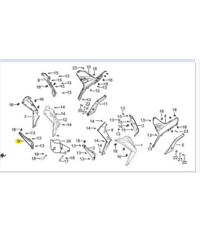 ORNAMENT, COVER, R.FR DAYTONA VELOS R 125 ΑΝΤΑΛΛΑΚΤΙΚΑ ΚΑΠΑΚΙ ΔΙΑΚΟΣΜΗΤΙΚΟ ΕΜΠΡΟΣΘΙΑΣ ΠΟΔΙΑΣ ΔΕΞΙΟ DAYTONA VELOS R 125